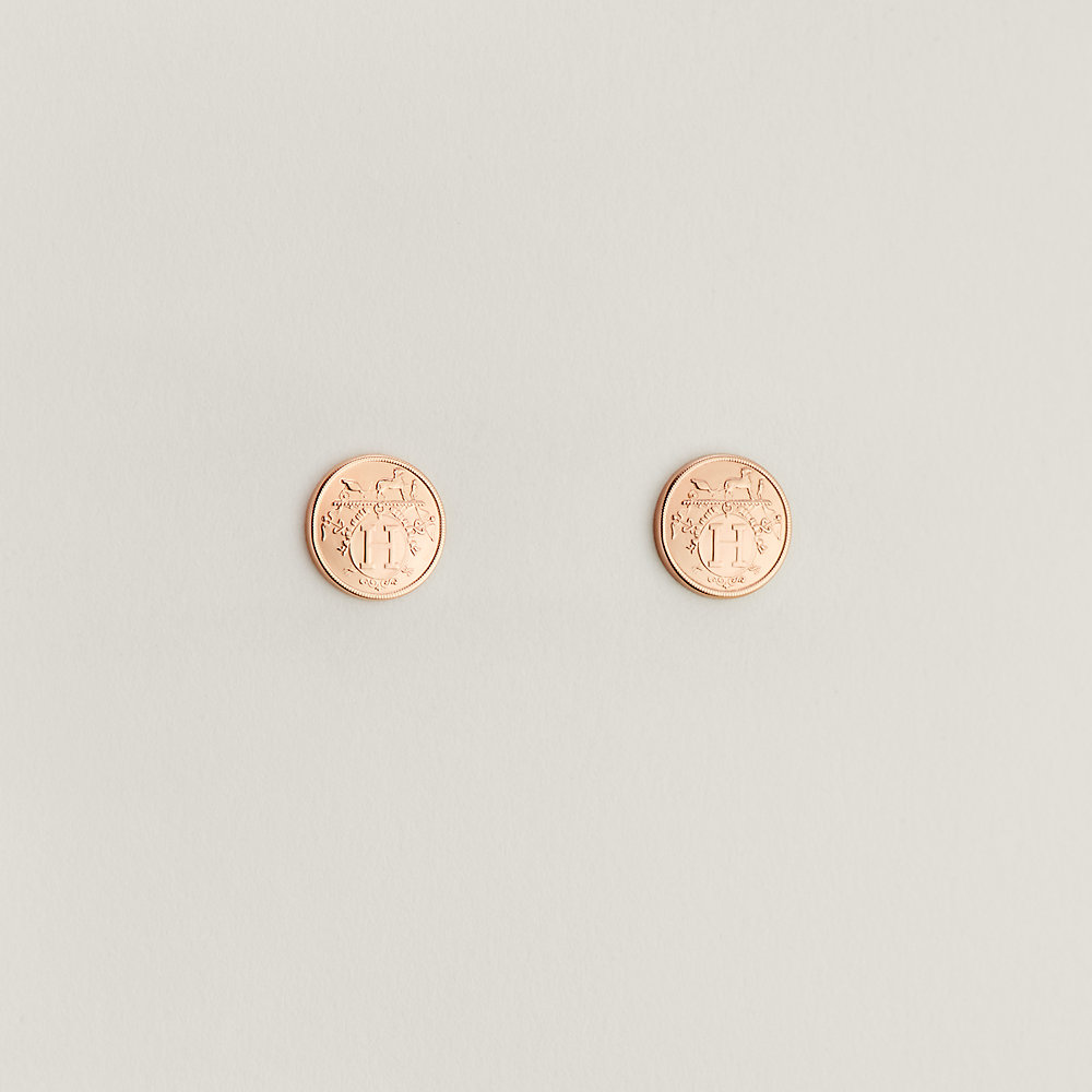 Ex-Libris earrings, very small model | Hermès USA